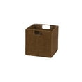 thumbnail image 5 of 10.5 in Woven Storage Cube Basket Bin with Iron Wire Frame (Set of 4), 5 of 6