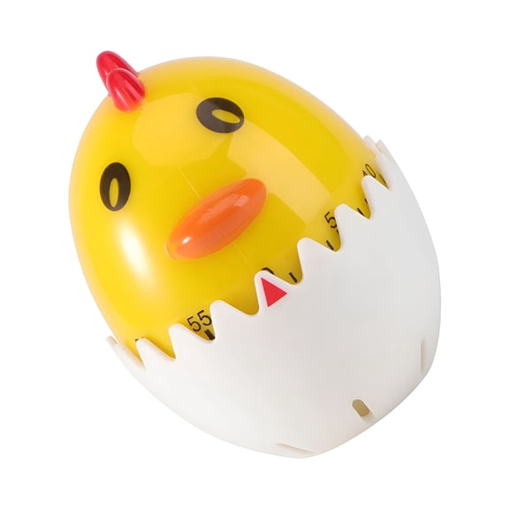 DESIGNICE Egg Shell Timer Timers for Kids Toddler Animal Mechanical Metal Digital Clock Table Top Decor Tabletop Cooking Kitchen Alarm
