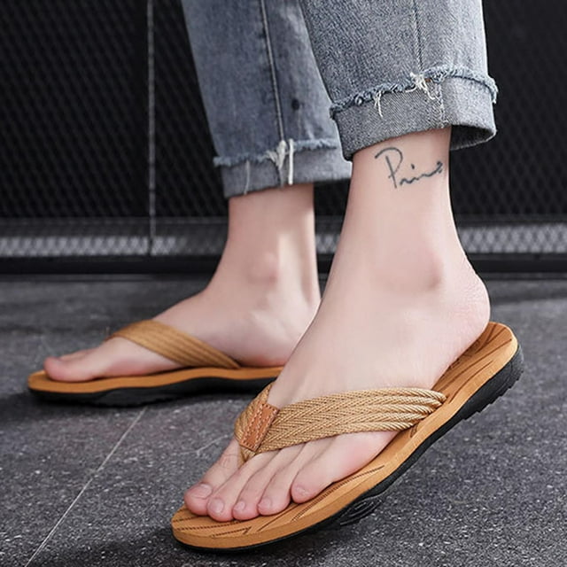 Sandalias informales de moda para hombre, chanclas para exteriores, zapatillas de ocio para la playa Wmkox8yii 123q340