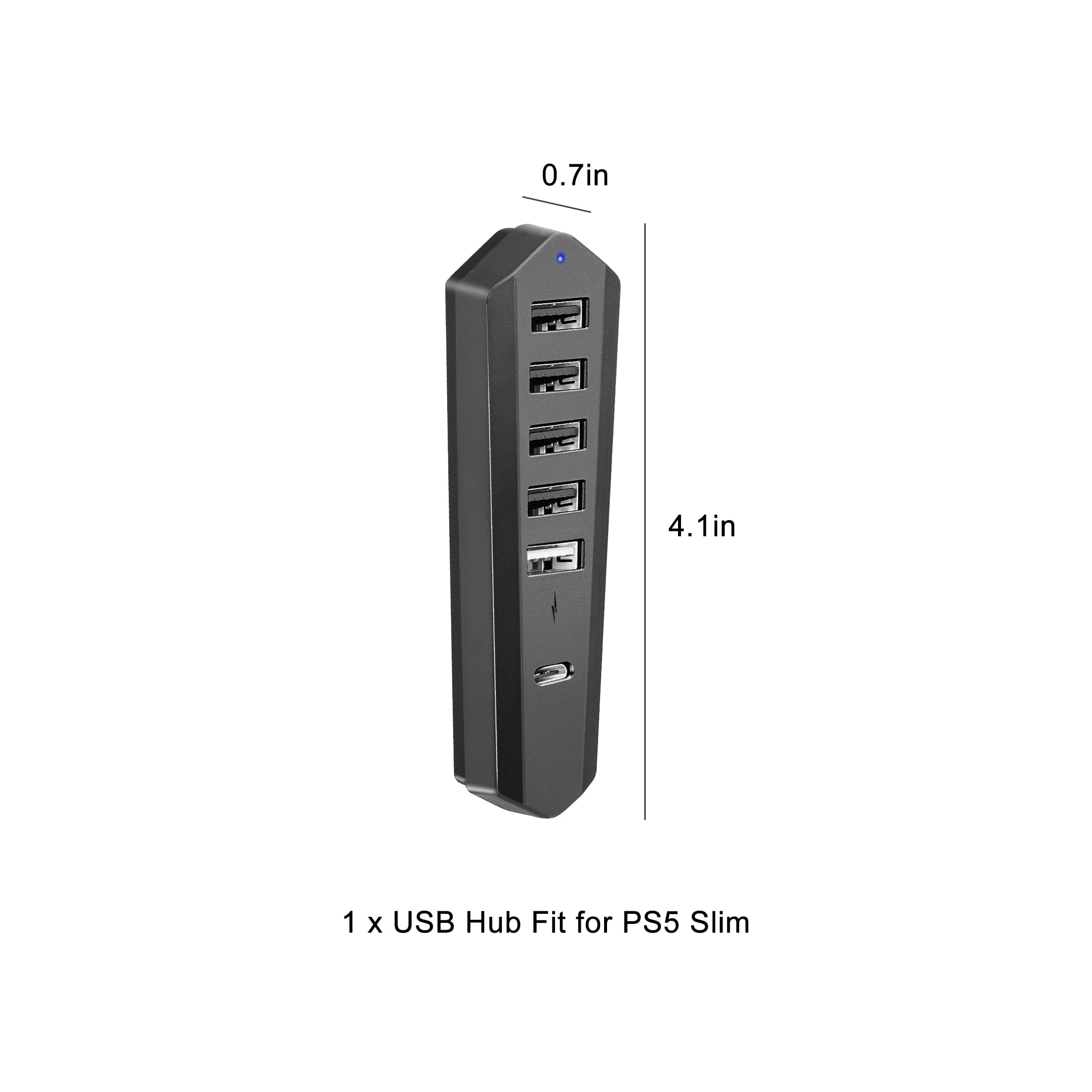EEEkit USB Hub Port Fit for PS5 Slim Disc/Digital, High