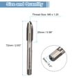 thumbnail image 2 of Spiral Point Plug Threading Tap M8 x 1.25 Thread, Ground Threads H2 , M35 HSS-CO Heat Coloring, 2 of 7