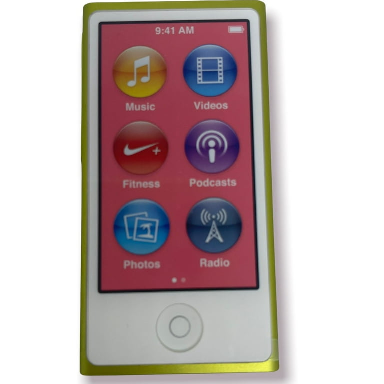 Pre-Owned Apple iPod Nano 7th Gen 16GB Yellow | MP3 Audio Pre-Owned Apple iPod Nano 7th Gen 16GB Yellow | MP3 Audio