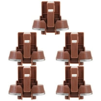 Troglfold drawer replacement parts 5 Sets Drawer Guides Stop Kit Drawer Slides Track Stoppers Drawer Replacement Parts,2.2"X1.38"X0.59"