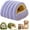 Purple, variant on Warm Cat Sleeping Bed for Winter,Cozy 360° Semi-Enclosed Pet Cave with Removable & Washable Plush Cushion,Double PP Cotton Filling,Soft Arctic Plush Hideaway for Indoor Cats and Small Dogs
