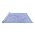 thumbnail image 2 of Ahgly Company Machine Washable Indoor Rectangle Abstract Blue Modern Area Rugs, 8' x 12', 2 of 4