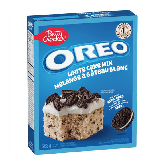 Betty Crocker Oreo White Cake Mix, 263g/9.2 oz