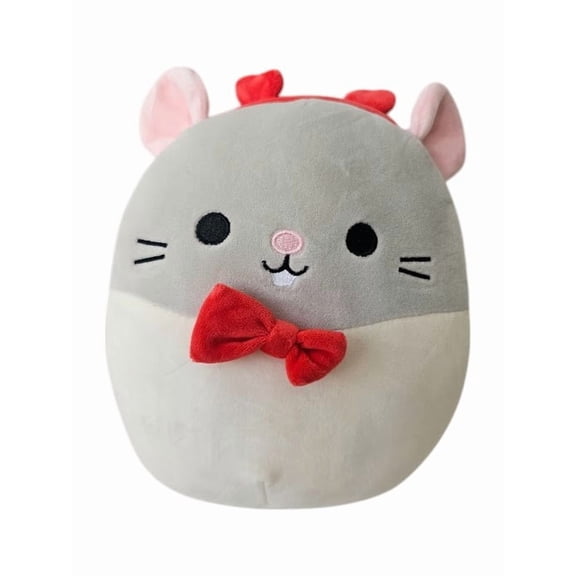 Squishmallows Official Kellytoys 8 Inch Rusty the Rat Valentines Edition Ultimate Soft Plush Toy