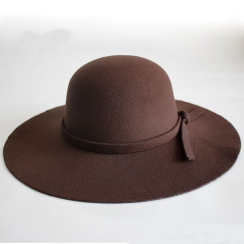 wide brim floppy fedora hat