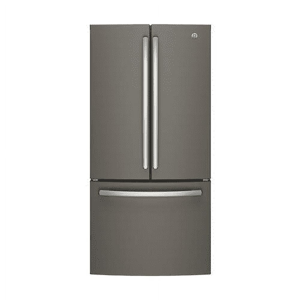 GE GWE19JMLES 18.6 Cu. Ft. Freestanding Counter Depth French Door Refrigerator