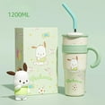 thumbnail image 5 of Sanrio Cup Hello Kitty Kuromi Mymelody Cinnamoroll Pachacco Pom Pom Purin Anime Cartoon Kawaii High-looking Water Cup, 5 of 13