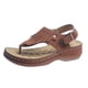 thumbnail image 2 of Sandalias de cuña con borlas huecas y punta redonda para mujer Chanclas de color sólido Wmkox8yii sa4302, 2 of 8