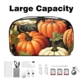thumbnail image 3 of Thanksgiving USB Organizer Charger Case Power Plug Travel Organizer Small Kitchen Cord Organizer Digital Pouch Oxford Cloth Waterproof Travel Electronics Gadgets Storage Bag 5.9x9.44x3.14 in, 3 of 6