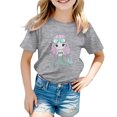 thumbnail image 2 of Zszcpp Summer Top For Teens Girl T Shirts 2025 Print Tee Short Sleeve Softable T-Shirt Ocean Animal Breathable Blouse Girls Tops, 2 of 5