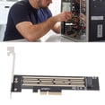 thumbnail image 1 of Carte de Transfert, Carte d'Adaptateur de Performance Plus Durable SSD Contact M-Key NVMe M.2 à PCIE-4X pour le Transfert de Données pour le Stockage de Données, 1 of 7