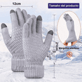 thumbnail image 5 of Guantes De Invierno De Lana Tejido,  ROSA/GRIS/NEGRO/CAFE, 5 of 5