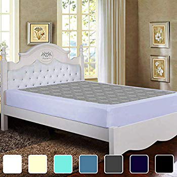 Premium Bed Box Spring Cover Update Bed Skirt Wrap Around ...