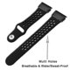 thumbnail image 2 of All-Black 22Mm Two-Tone Hollow Silicone Watch Band Strap For Garmin Fenix 5 / Forerunner 935, 2 of 2