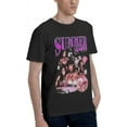 thumbnail image 2 of Summer Music Walker Hip Hop Rap Trap Rappers Singers Streetwear Vintage Style T-ShirtsBlack, 2 of 7