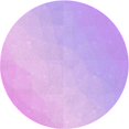 thumbnail image 1 of Ahgly Company Machine Washable Indoor Round Transitional Heliotrope Purple Area Rugs, 4' Round, 1 of 7