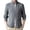 Gray Jacket for Men, variant on Mrmaere Men's Knit Jacket Full-Zip Stand Collar Soft Warm Outerwear for Daily & Casual Black L