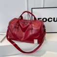 thumbnail image 1 of Bolso de deporte cruzado de moda para mujer, bolso de mano de alta gama con separación de humedad y sequedad, bolso de viaje con estilo retro para llevar al hombro, 1 of 5