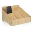 thumbnail image 3 of KAKOWELY phone holder classroom Office Mobile Phone Organizing Box Temporary Wooden Multi-grid Phone Box Cellphone Management Box Wooden Multi-grid Phone Storage Box For Office School, 3 of 5