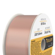 TOOLIOM ER70S-6 Mild Steel MIG Solid Welding Wire 0.8 mm 2-Pound Spool