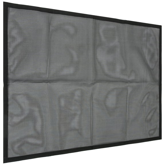 Fireplace Screen Blaclight Curtain Hearth Mesh Draft Guard Blanket Sparks Pvc Child