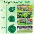 thumbnail image 6 of Henotian Garden Soaker Hose 25ft 2 Pack for Backyard: 1/2" Watering Sprinkler - Efficient Irrigation Tubing for Outdoor Lawn Patio Farm, 6 of 9