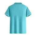thumbnail image 4 of Dovford Men's Polo Shirt Short Sleeve Quick Dry Athletic Performance Shirts Pique Golf Shirt, 4 of 4