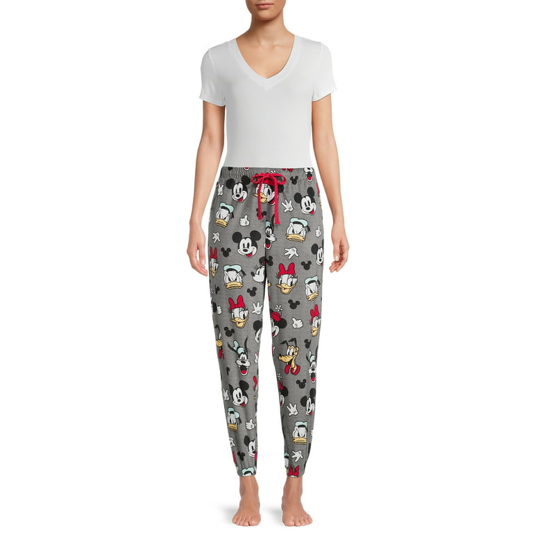 Disney Adult Lounge Pants - Mickey Mouse Holiday Joggers for Women