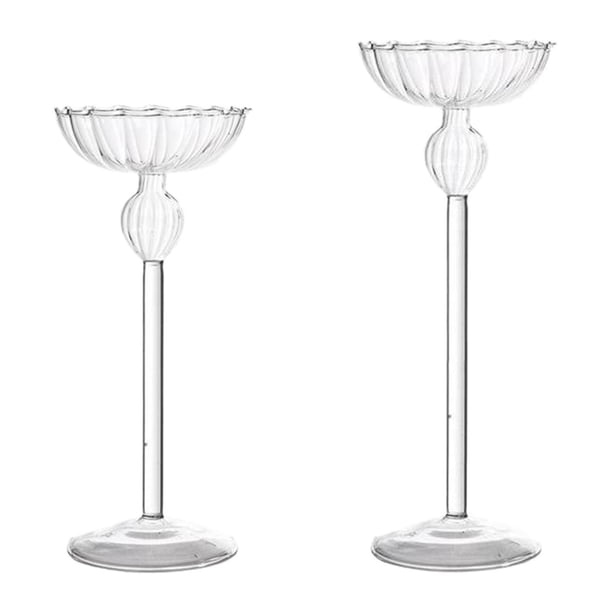 Conjunto de 2 Candelabros para Mesa, Elegante Accesorio para tu Hogar Mediano grande