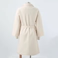 thumbnail image 5 of Vedolay Women's Winter Coats Casual Fall Coat Open Front Winter Jacket Coat White,S, 5 of 5