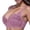 Hot Pink, variant on Womens Adjustable Lace Bra Steel Ring Thin Underwear Youth Large Size Beige 100C