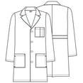 Dickies EDS Professional Scrubs Lab Coat for Women 37" 83402