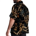 thumbnail image 3 of Tree Men's Short Sleeve Shirts, Casual Hawaiian Print Button Down Summer Beach Top Unisex, 3 of 6