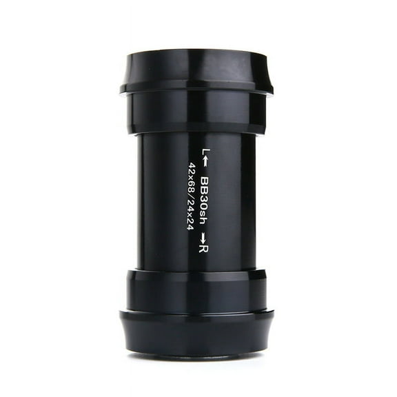 Bottom Bracket Bike BB30 for for Fit Bearing 68-73mm,1 x Bottom Bracket 1 x Conversion Ring,black