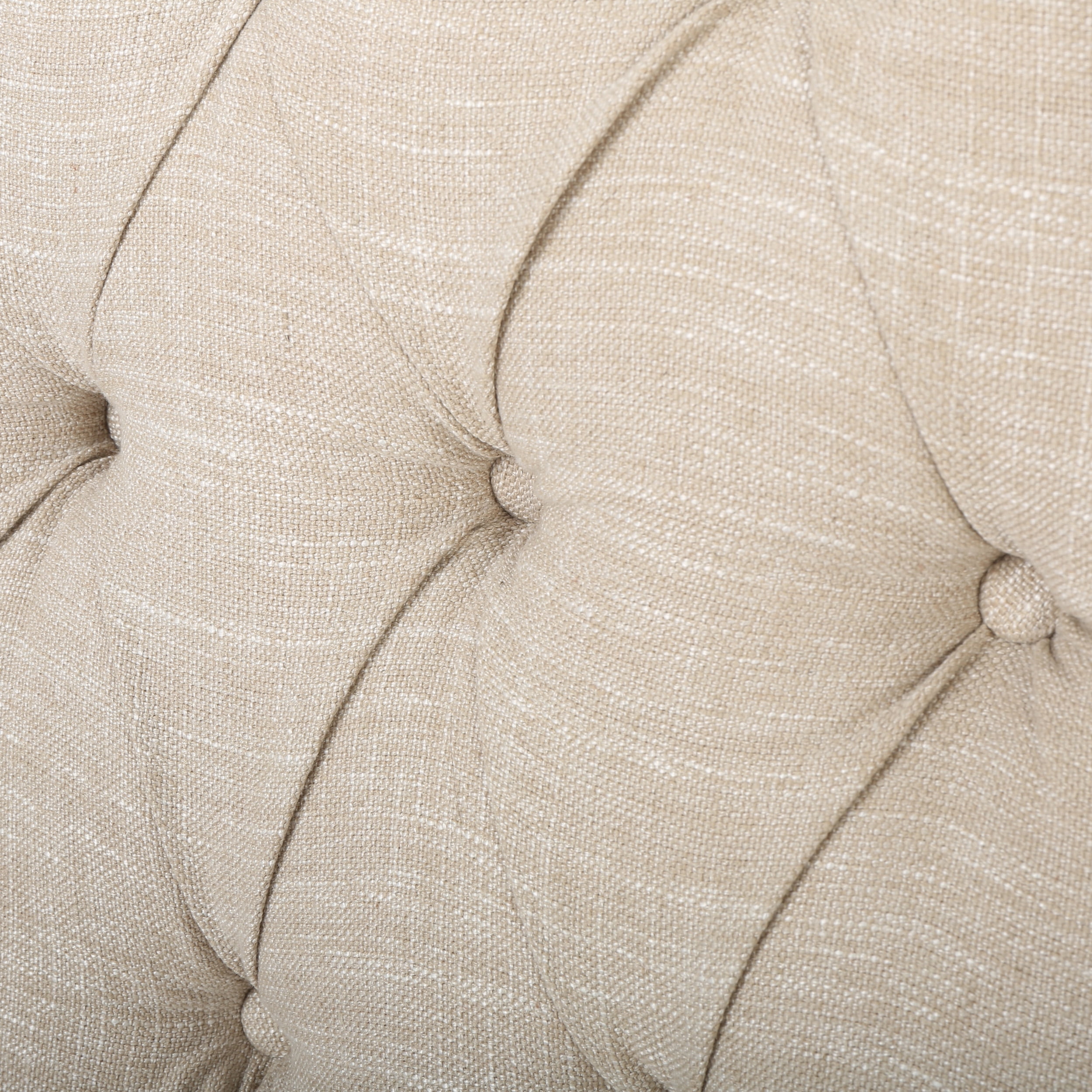 GDF Studio Elizabeth Contemporary Tufted Wingback Pushback Recliner, Light Beige and Dark Brown