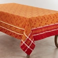 thumbnail image 2 of Saro Lifestyle Jacquard Tablecloth With Pumpkin and Leaf Design 65 x 65 Square, 2 of 4