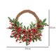 thumbnail image 4 of Christmas Halloween Holiday Art Wreath Decorative Simulation Door Wreath Christmas Decorations for Window Christmas Pendant, 4 of 5