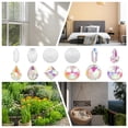 thumbnail image 4 of Uxcell 50x50mm Adorno Captador de Sol, Cristales Facetados Colgantes Cuadrados de Vidrio para Captadores de Luz Solar con Cuerda para Decoración de Ventanas y Candelabros, Claro AB, 4 of 5
