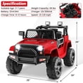 thumbnail image 2 of Infans 12V Kids Ride On Truck Car Electric Vehicle Remote w/ Music & Light, 2 of 6