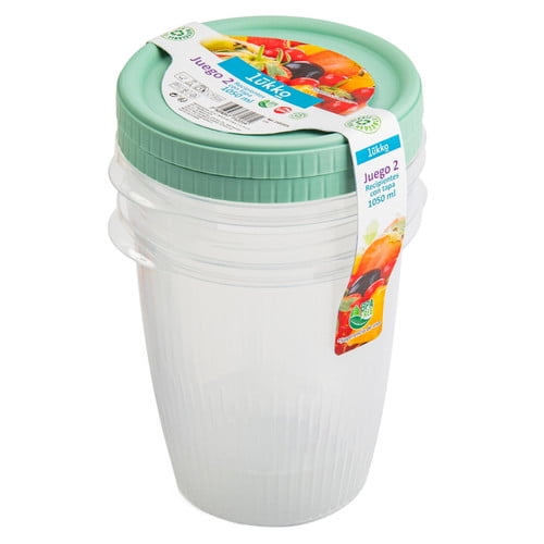Set De 2 Botes Lukko Redondos 1.050 L
