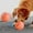Orange, variant on 2025 Upgrade Smart Interactive Dog Toy with Automatic Motion Vibration and Glowing LED Lights for Indoor Pet Exercise