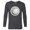 Charcoal Heather, variant on Marvel Moon Knight Logo - Long Sleeve T-Shirt for Men - Customized-Athletic Heather