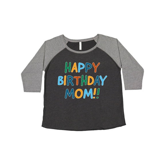Inktastic Happy Birthday Mom Women's Plus Size T-Shirt