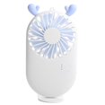 thumbnail image 3 of ventilador portátil de escritorio, mini portátil personal ajustable para en la habitación Reisen im Freien , Ciervo blanco Soledad Mini ventilador portátil de mano, 3 of 9