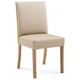 thumbnail image 5 of Herval 5 Piece Wood and Metal Round Dining Set w/ Upholstered Chairs in Brown, 5 of 7