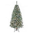 thumbnail image 1 of Árbol de Navidad Naviplastic Vermont color Verde nevado de 220 cm con 300 luces led cálidas, 1 of 3