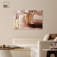 thumbnail image 3 of Proper Boho Abstract Warm Color Canvas Wall Art by Art Remedy, Gallery Wrapped, 54"x36", 3 of 7